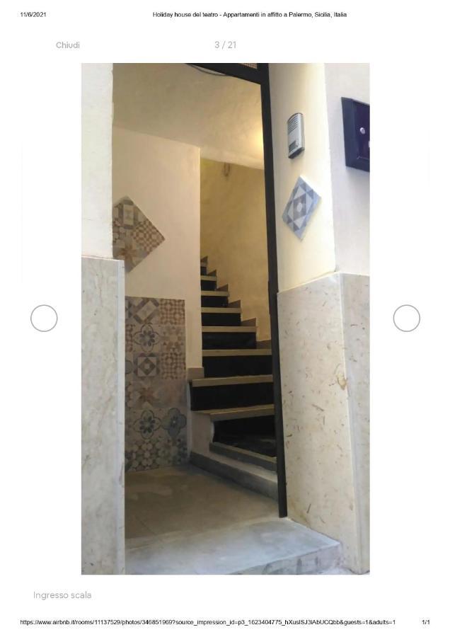 Holiday House Del Teatro Apartamento Palermo